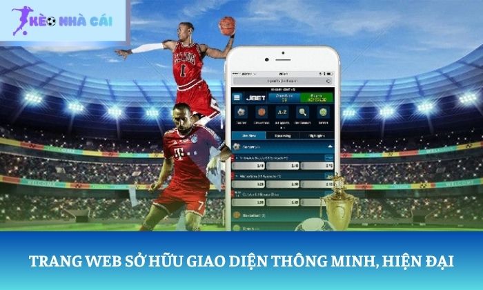 Trang web sở hữu giao diện thông minh, hiện đại